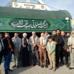 حضور برادر شهید چمران(رییس محترم شورای شهر تهران) درکنار خادمین موکب جهادی روح الله ارومیه