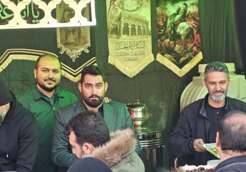 برپایی موکب جهادی وپخش نذری